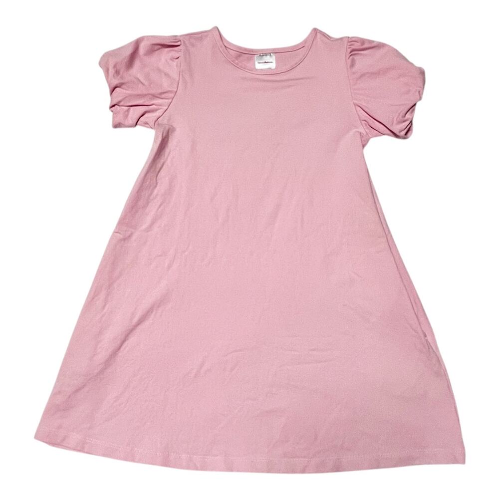 Hanna Andersson Bubble Sleeve Swing Dress Size 6/7